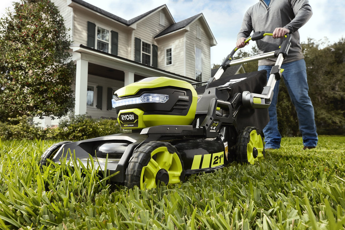 40V Brushless 21" Self-Propelled Mower Kit Image 11