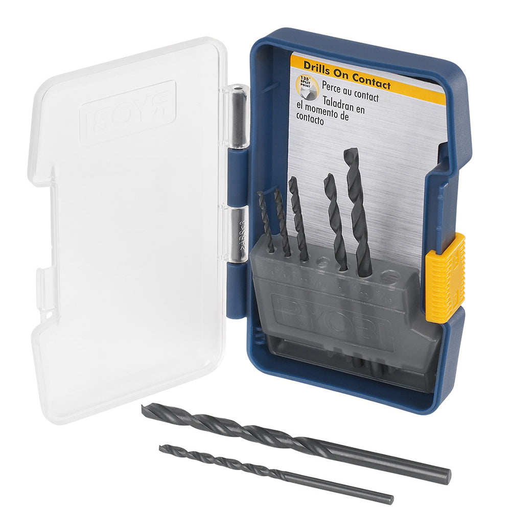 7 PC. Black Oxide Drill Bit Set
