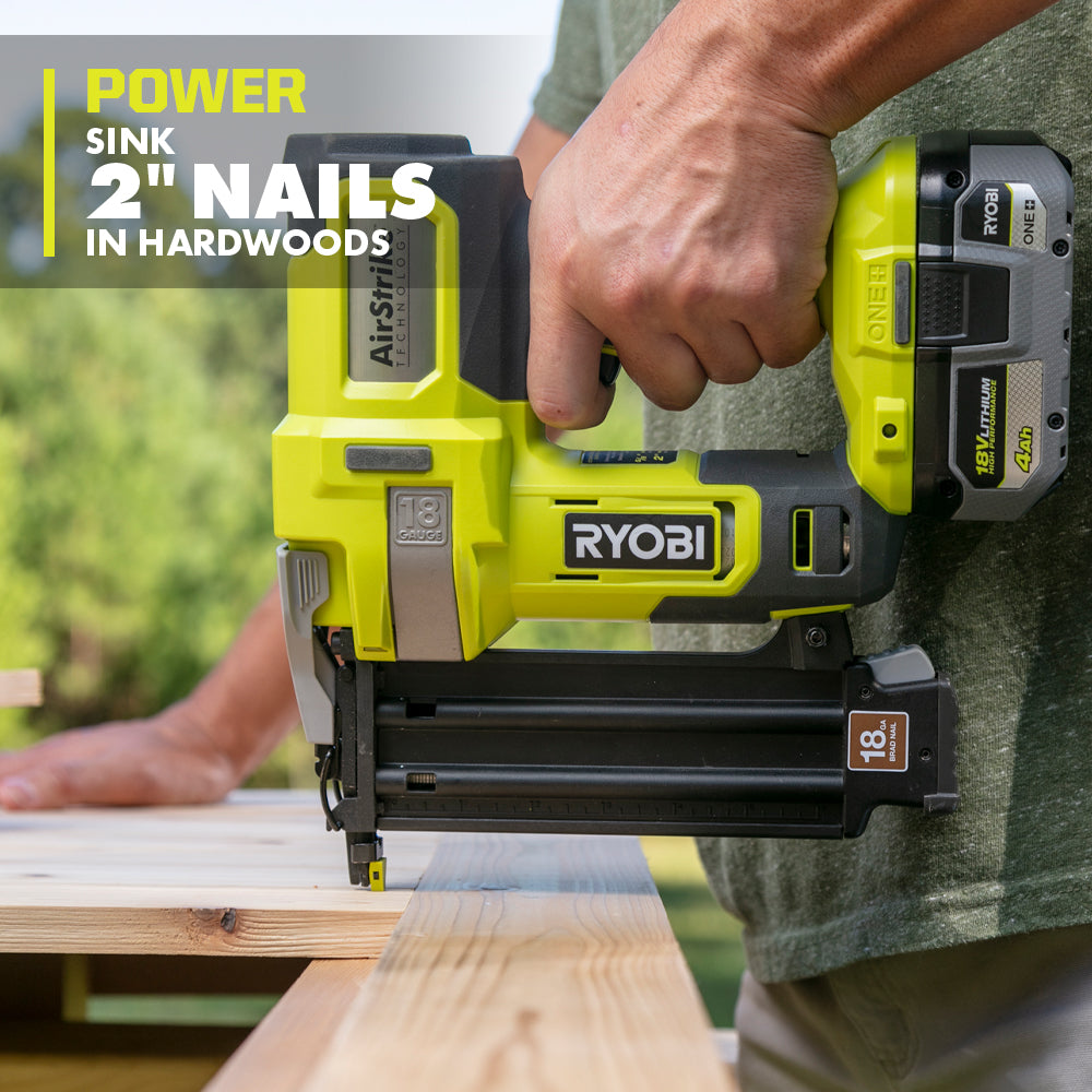 18V ONE+ AIRSTRIKE 18GA BRAD NAILER KIT Image 3