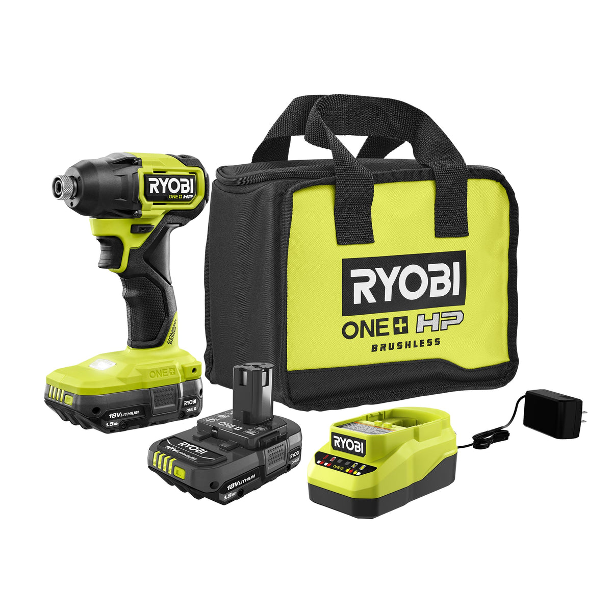 18V ONE+ HP COMPACT BRUSHLESS 1/4" HEX IMPACT DRIVER KIT image 1