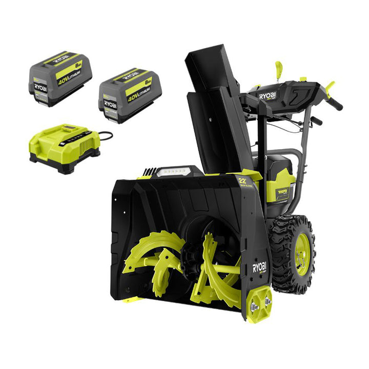 40V HP Brushless WHISPER SERIES 22" Two-Stage Snow Blower Kit