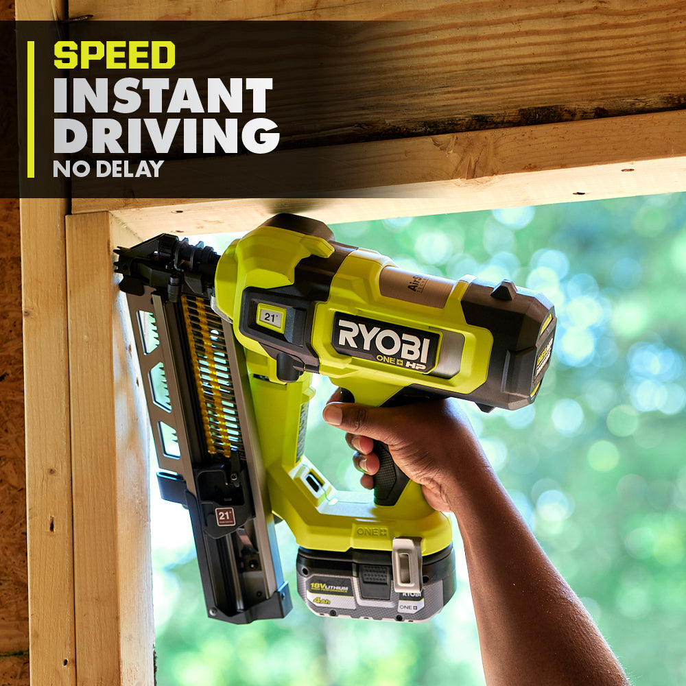 18V ONE+ HP Brushless AirStrike 21° Framing Nailer  Image 4