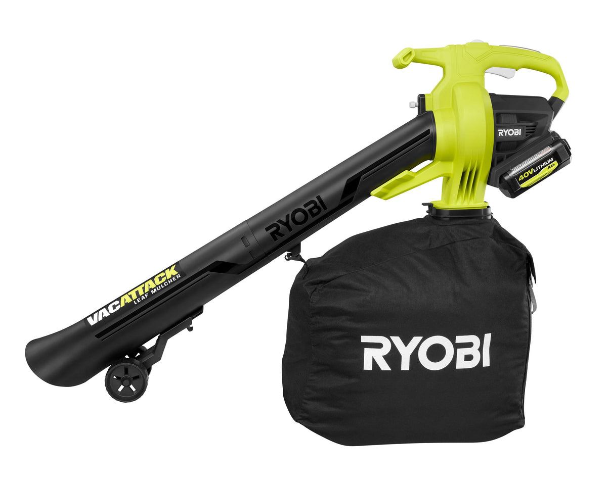 40V VAC ATTACK LEAF VACUUM/MULCHER KIT Image 6